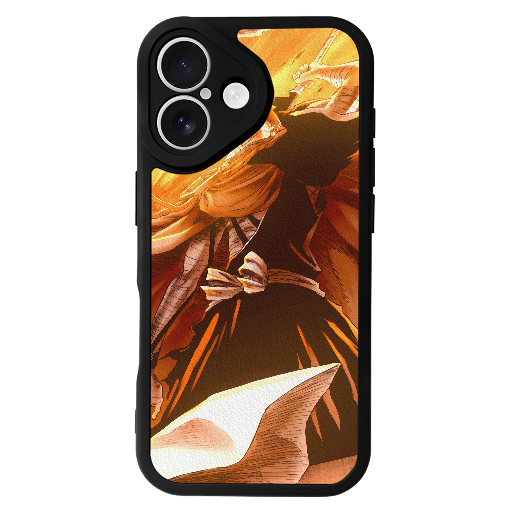（画像用） ブリーチ BLEACH 【iPhone 16シリーズ対応】シリコンスマホケース（レザー調） 材質：シリコン